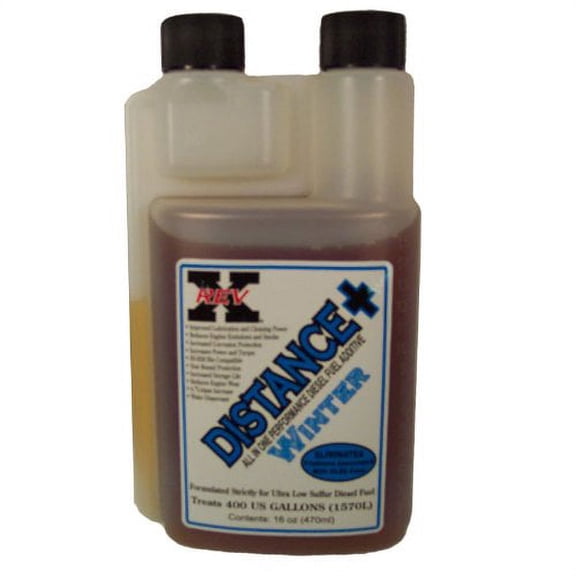 REV-X Distance+ Winter 16oz Diesel Fuel Additive & Cetane Boost Anti Gel