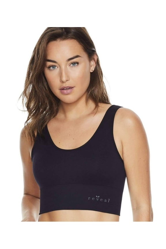 Midnight Black Seamless Double Scoop Wirefree Bralette, US 2X-Large, NWOT