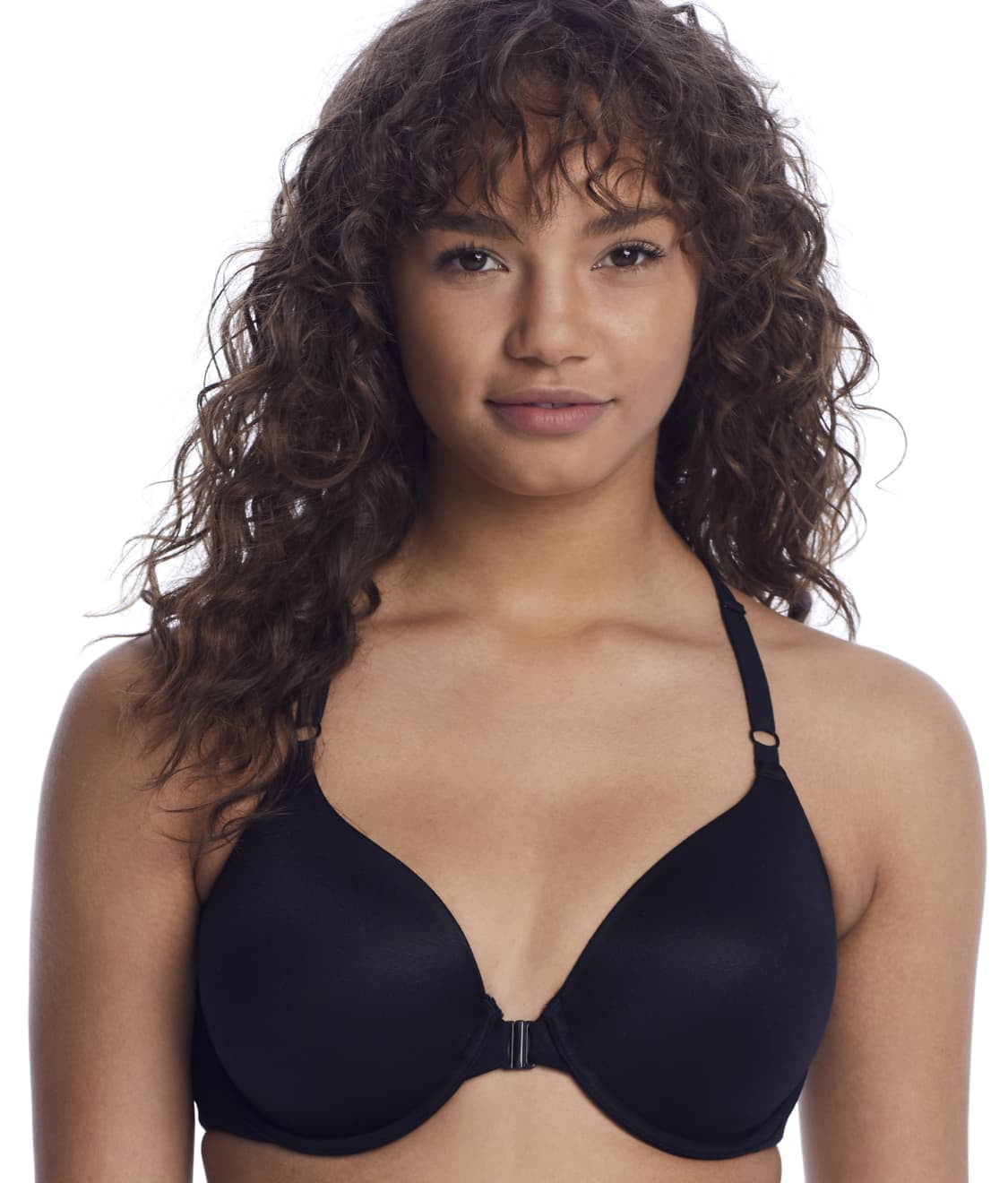 REVEAL Midnight Black The Perfect Front Close Bra, US 32DD, UK