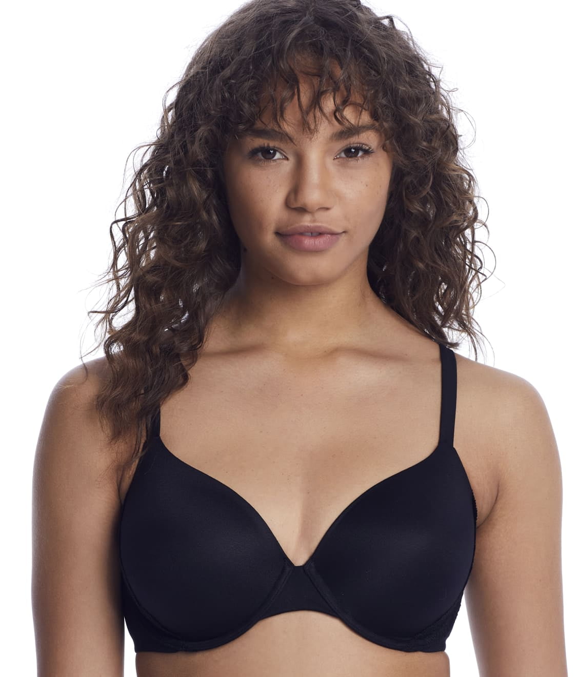 REVEAL Midnight Black The Perfect Support T-Shirt Bra, US 34DDD