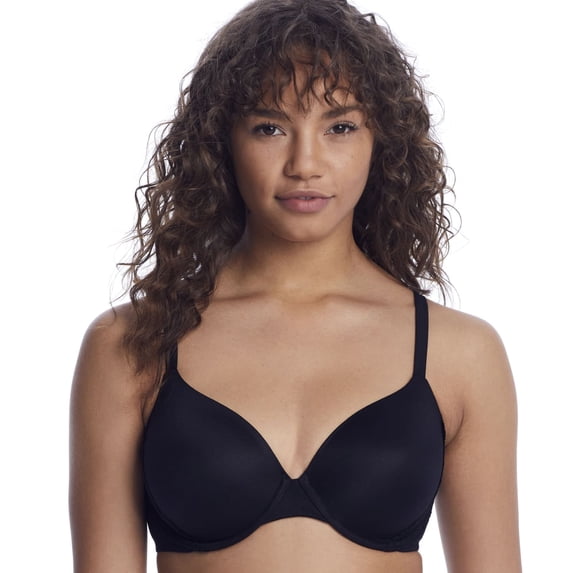 REVEAL Midnight Black The Perfect Support T-Shirt Bra, US 44D, UK 44D, NWOT