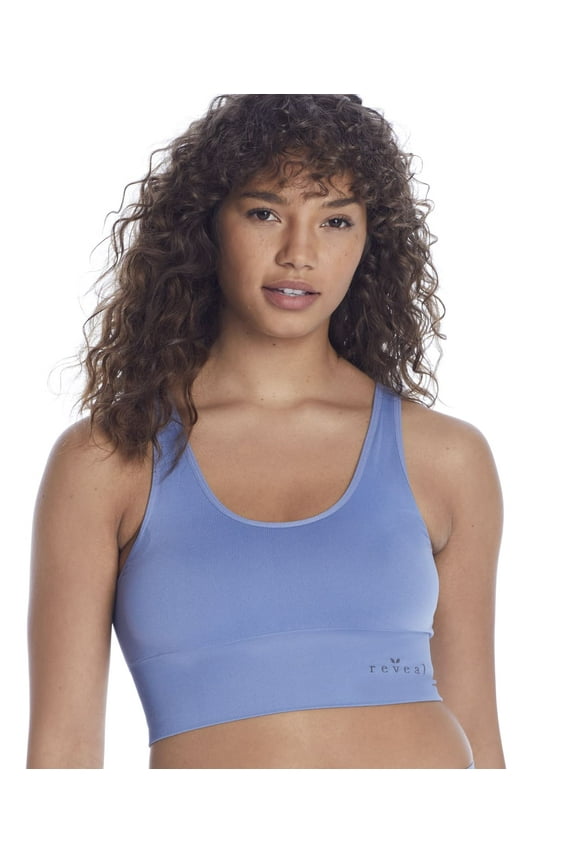 Slate Blue Seamless Double Scoop Wirefree Bralette, US Large, NWOT