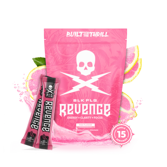 BLK FLG Revenge Energy Sticks Pink Plunder 15 Count