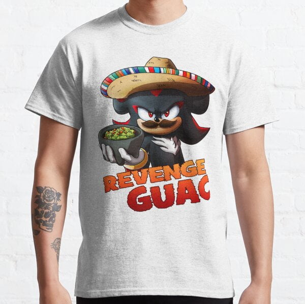 Revenge Guac - Shadow, Sonic 3 Movie Classic T-shirt - Walmart.com