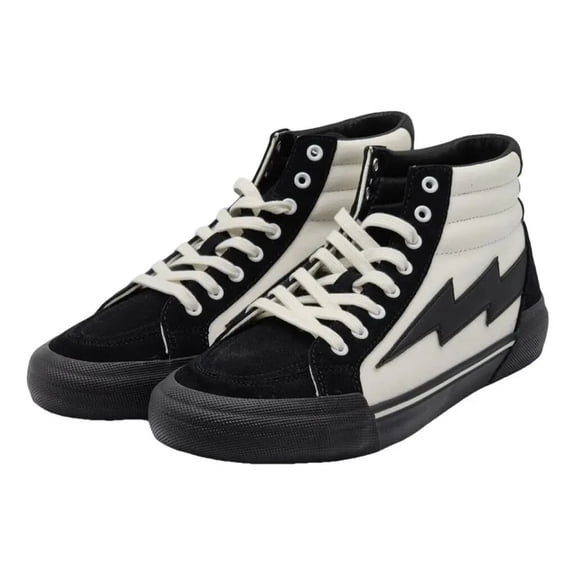 REVENGE x STORM High Top Vol. 2 White Black Mens Size 9 Lightning Bolt
