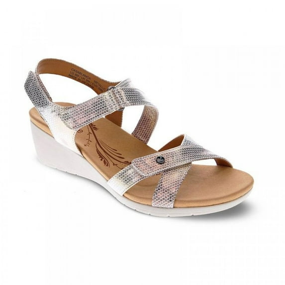 Revere Casablanca Women's Backstrap Wedge Sandal