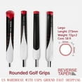 thumbnail image 1 of Reverse Taper Rounded Golf Grips Large Size Golf PU Putter Grip 58R Unbranded, 1 of 8