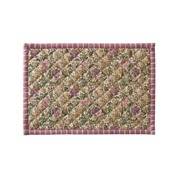 Better Homes & Gardens Edith Vine Floral Cotton Linen Reversible Table Place Mat