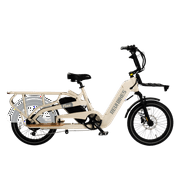 REVI FLUX Cargo Ebike, 750W Motor for adults bicycle, with 48V 15Ah Lithium-ion battery, long range and large capacity electric bike