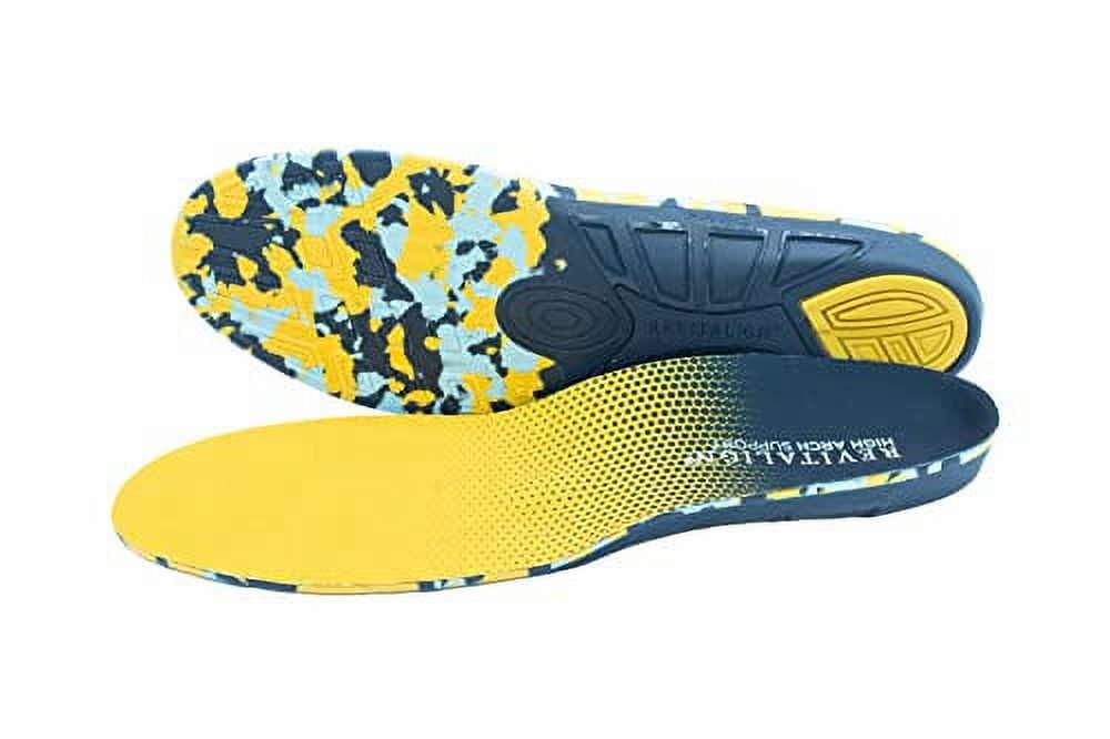 REVITALIGN High Arch Support Insole, Yellow, M 1415.5