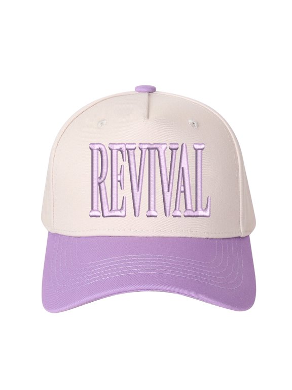 REVIVAL Embroidered Patchwork Trucker Cap | Adjustable Unisex Snapback, Fresh Fire Essential