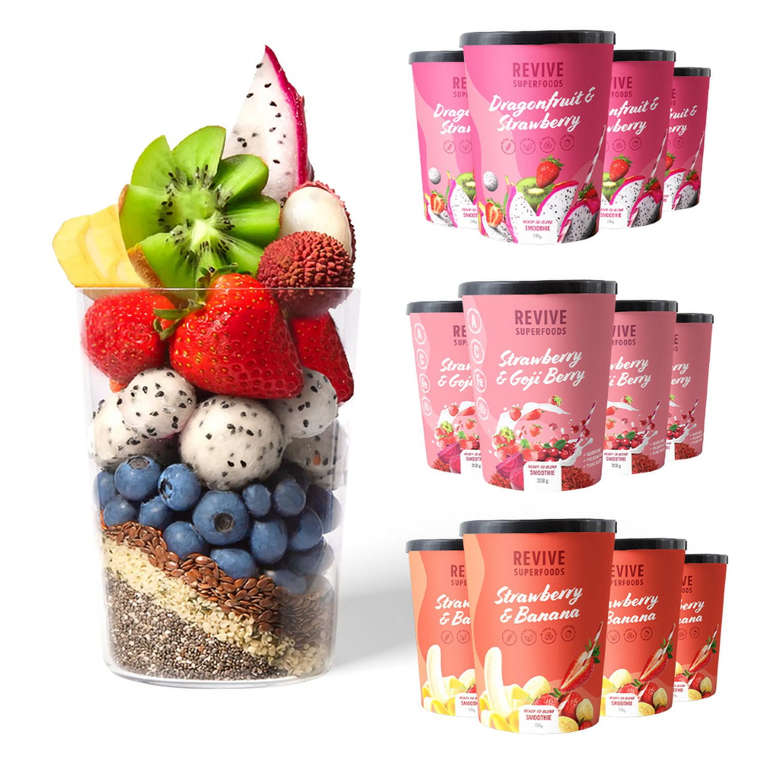 https://i5.walmartimages.com/seo/REVIVE-SUPERFOODS-Plant-Based-Frozen-Fruit-Smoothie-Kit-12-Pack-Strawberry-Smoothies-Variety-Strawberry-Banana-Goji-Berry-Dragon-Fruit-Lychee-Workout_efed8c98-f879-4845-98ea-0f6e7aaaf822.d8b78a07d949b3ad3716e522f2afbfbd.jpeg