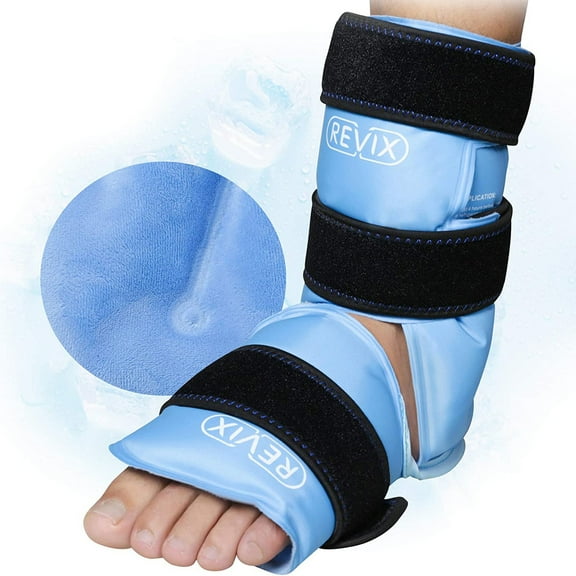 REVIX Ankle Ice Pack for Achilles Tendonitis Plantar Fasciitis & Sprain