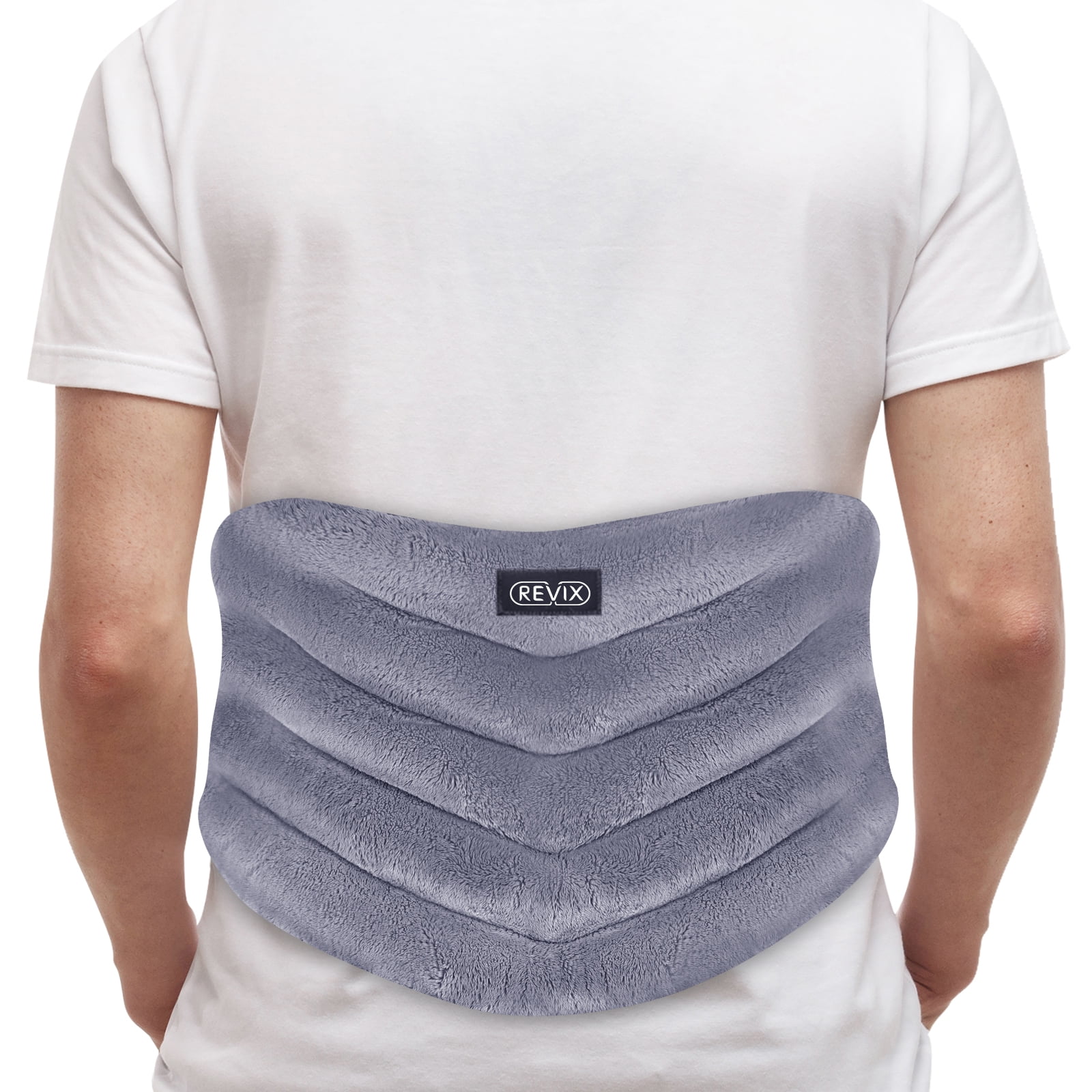 REVIX Microwavable Heating Pad for Back Pain Relief, Waist, Stomach, Shoulder and Neck