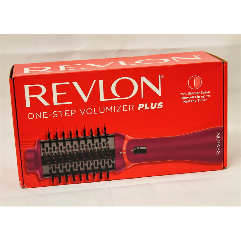 Revlon One-Step Volumiser Plus (Detachable Head Ceramic Titanium Barrel  Styling Bristles with Activated Charcoal Pins