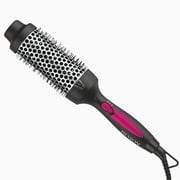 REVLON Perfect Match Hot Styler Heated Styling Brush, 1  Inch Round Hair Brush for Blowout Refreshing Curls, Volume, and Body, Ionic Technology, Triple Oil Infused Barrel