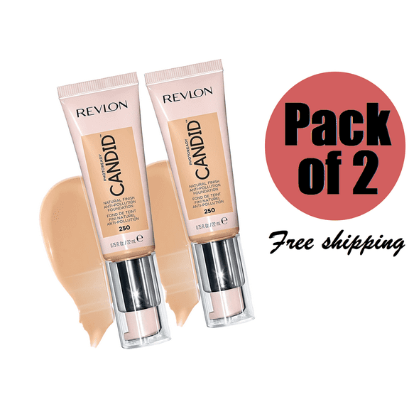REVLON PhotoReady Candid Natural Finish Foundation 250 (PACK OF 2)