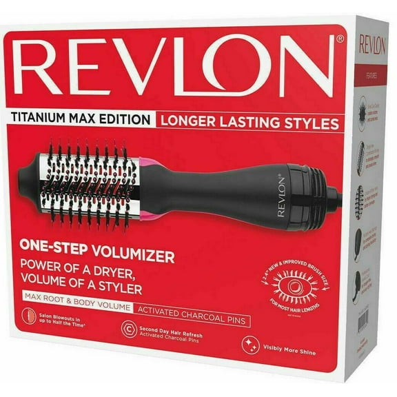 REVLON RVDR5282CT One Step Hair Dryer Volumizer Titanium Max Edition Storage Bag
