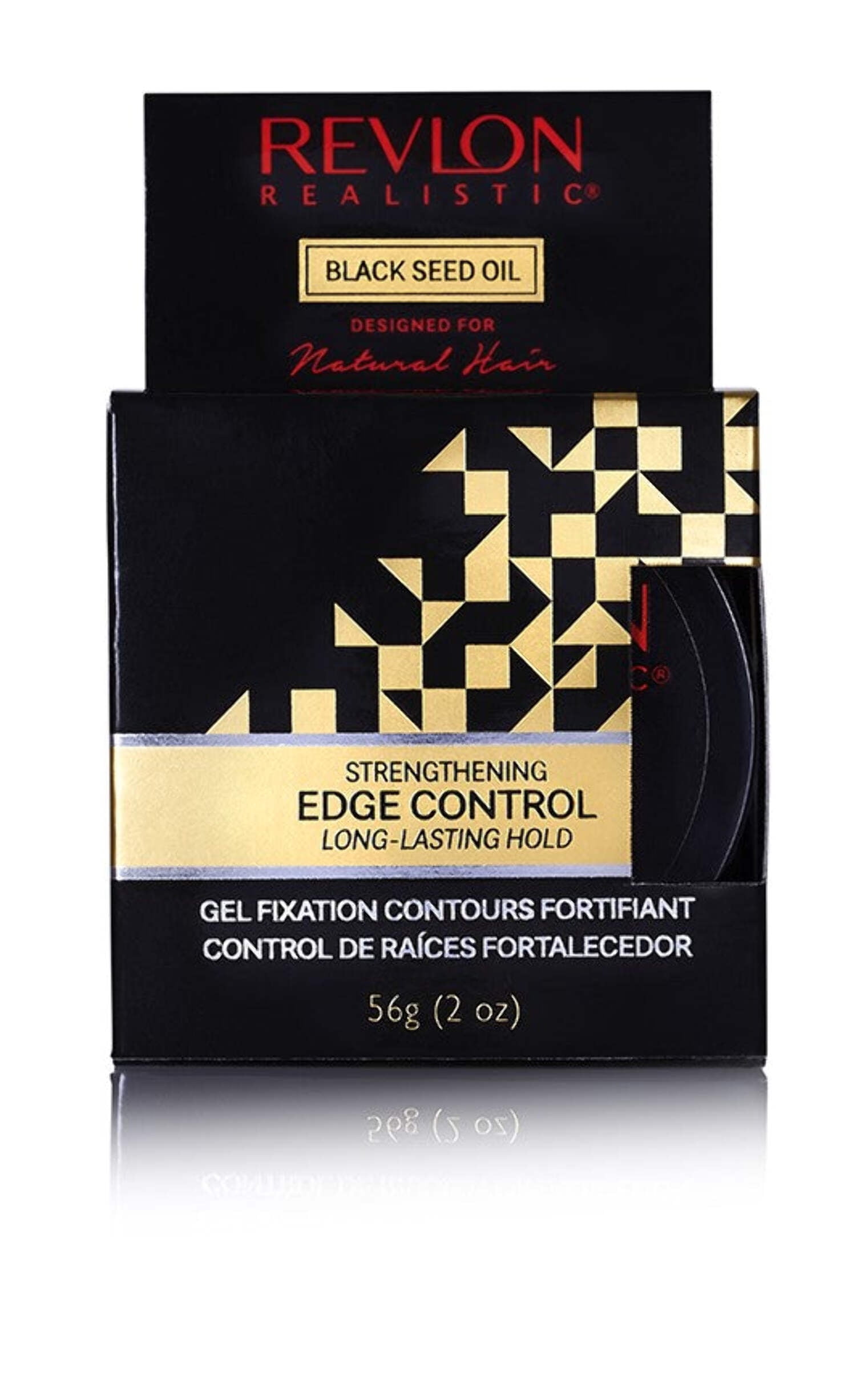 REVLON Black Seed Oil Natural Strengthening Edge Gel (2oz) REVLON Black Seed Oil Natural Strengthening Edge Gel (2oz)