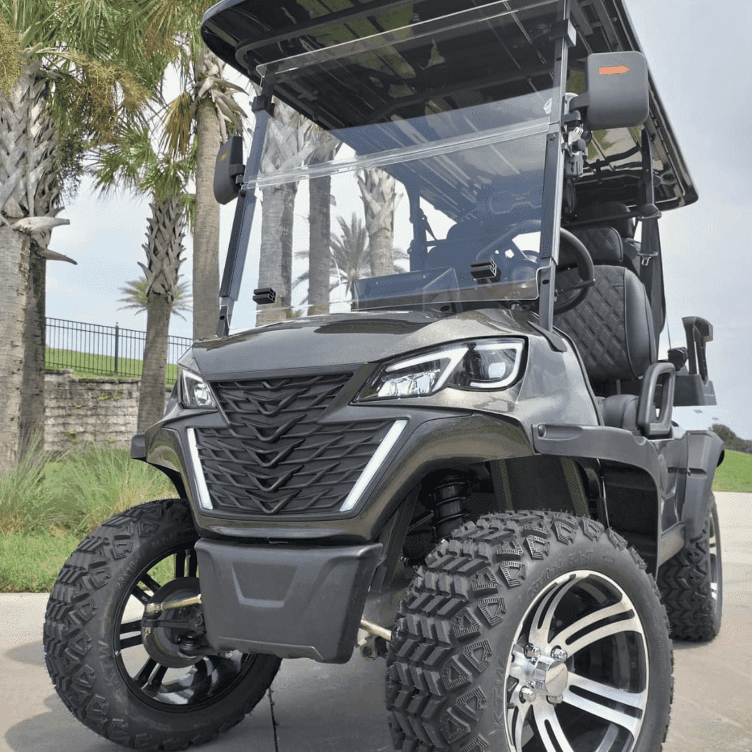 Revolution Outdoors Electron Charge 52V 150ah Loaded 4-Seater Battery Golf Cart for Outdoor