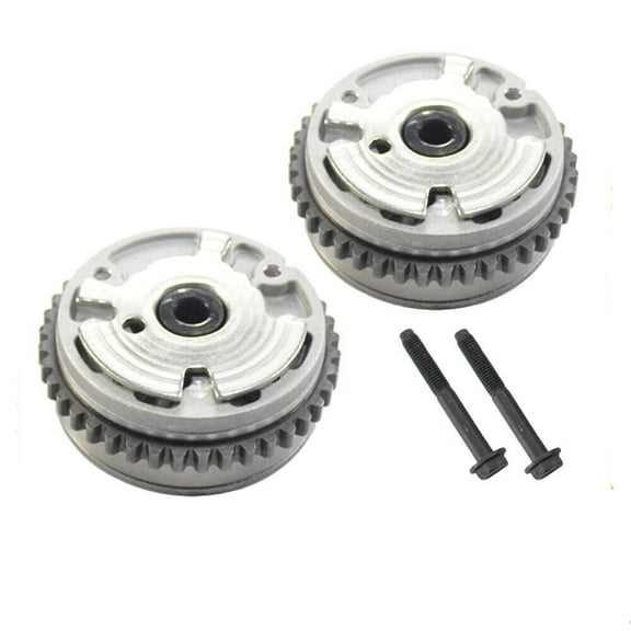 REVO Pair Exhaust Camshaft Adjuster VVT Gears 12665857 for 07-21 Cadillac Buick Chevy GMC 3.6L