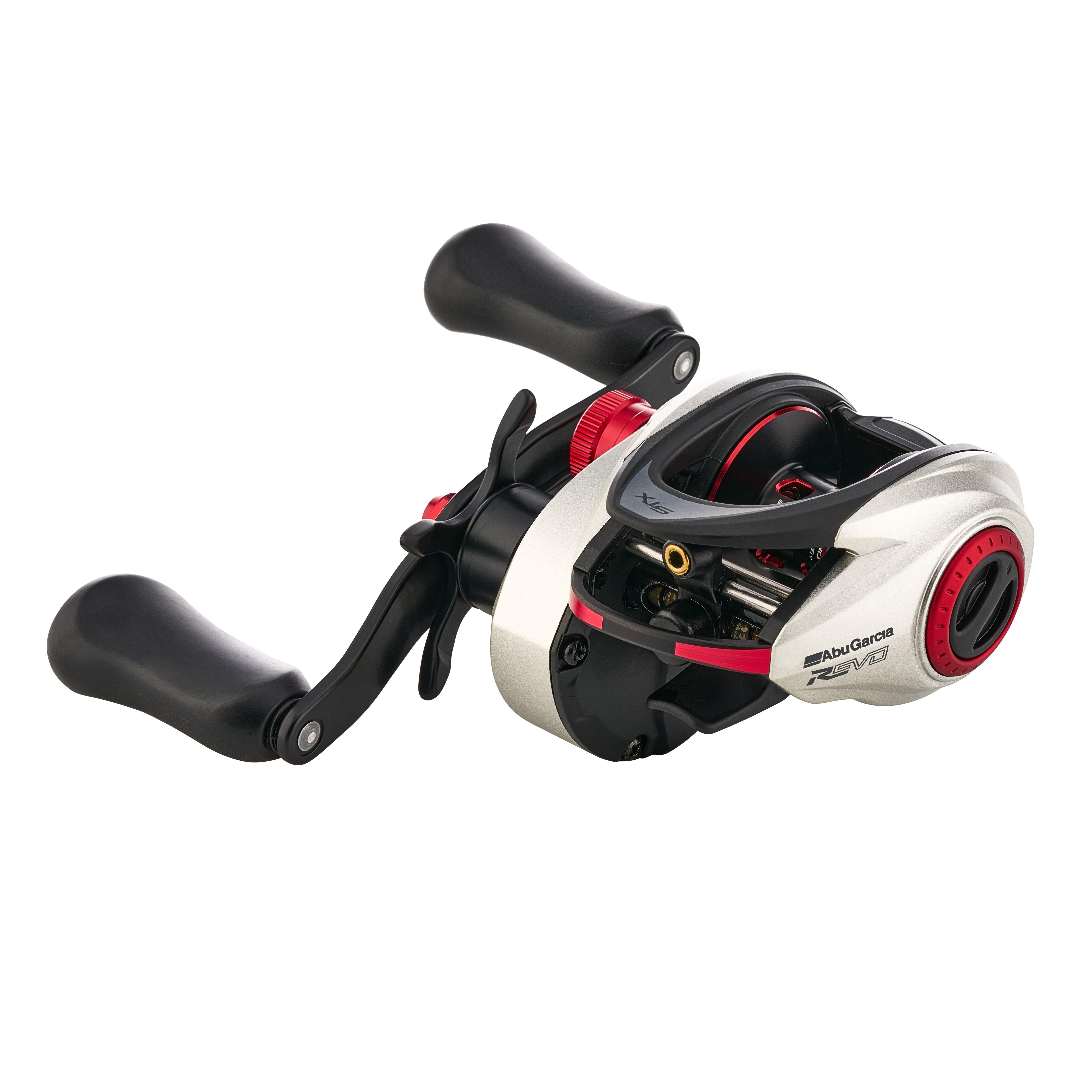 Abu Garcia Revo STX Silver and Black Baitcast Fishing Reel