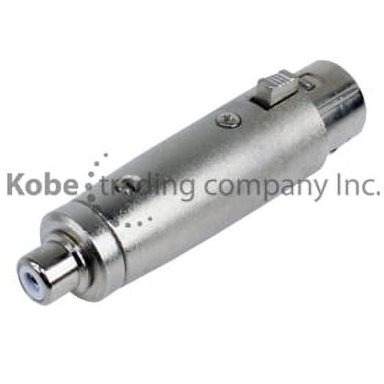 REVOLUTION - ADA-20135 - Professional Metal Adapter XLR Jack to RCA Jack
