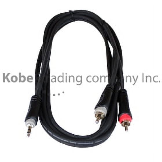 REVOLUTION - EXT-20505 - Y Audio Cable OFCw/Revolution Connect,1x[3.5mm St M] to 2x[RCA M],33ft(10m)