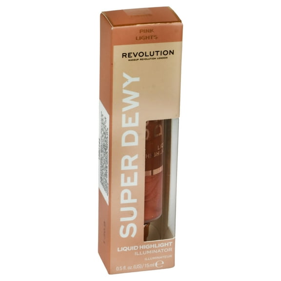 REVOLUTION SUPER DEWY ILUMINADOR COLOR PINK LIGHTS 15 ML