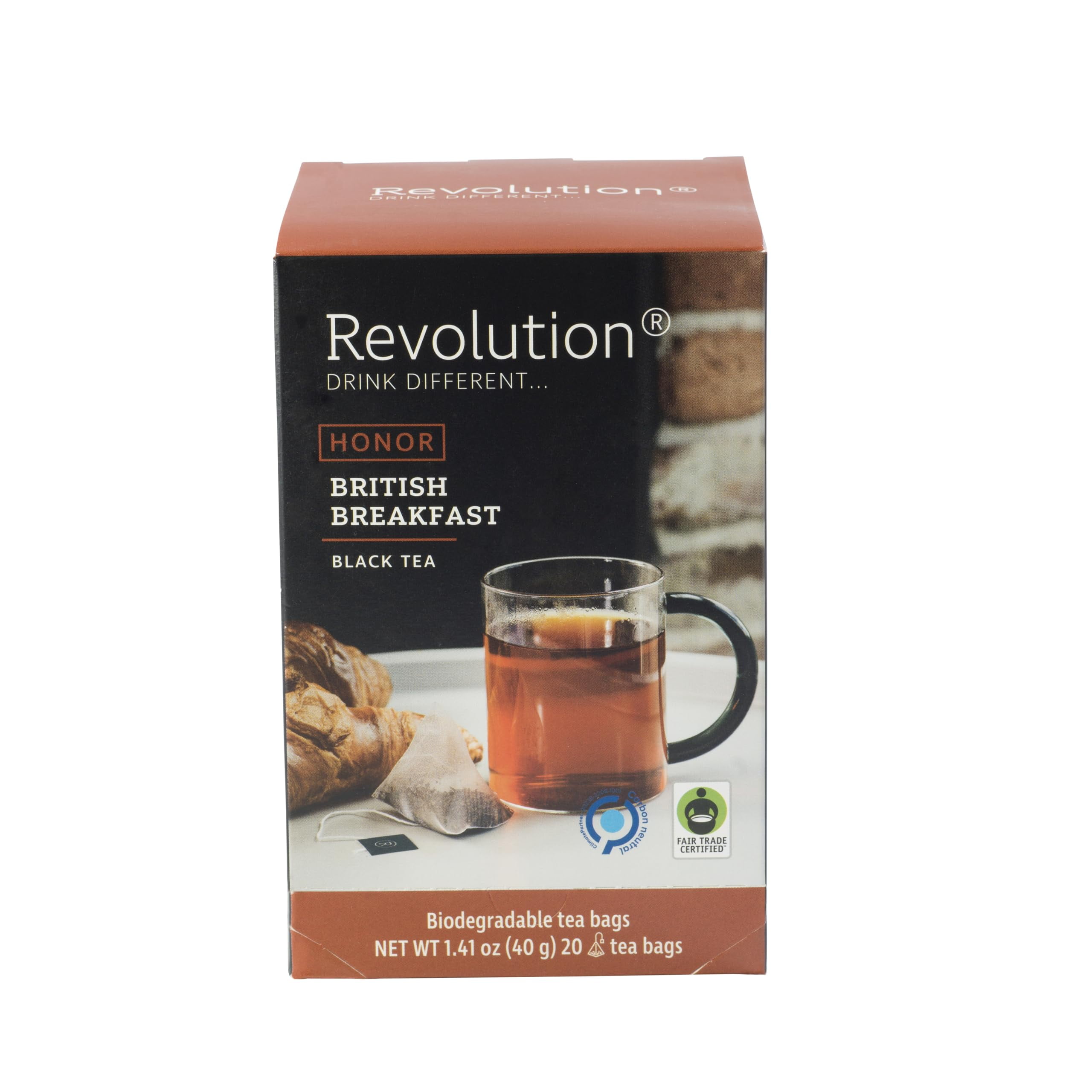 REVOLUTION TEAÂ® English Breakfast Tea Bags Black Tea [THE ORIGINAL