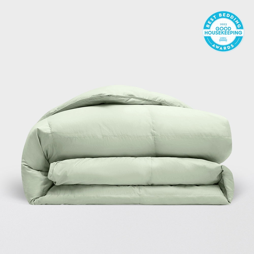 REWARDOWN Kapok Down Comforter King Size, White Down and Kapok Blended