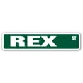 thumbnail image 1 of REX Street Sign Childrens Name Room Sign | Indoor/Outdoor |  18" Wide, 1 of 5