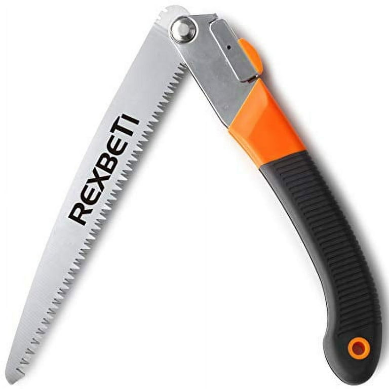 REXBETI Folding Saw Heavy Duty Extra Long 11 Inch Blade Hand Saw