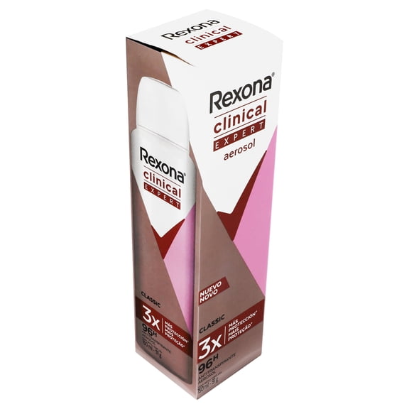 REXONA CLINICAL EXPERT ANTITRANSPIRANTE AEROSOL, CLASSIC 150 ml 2pack