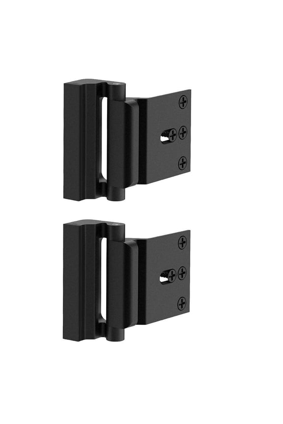 Strong Construction, Childproof Door Reinforcement Lock, 2 Piece Pack