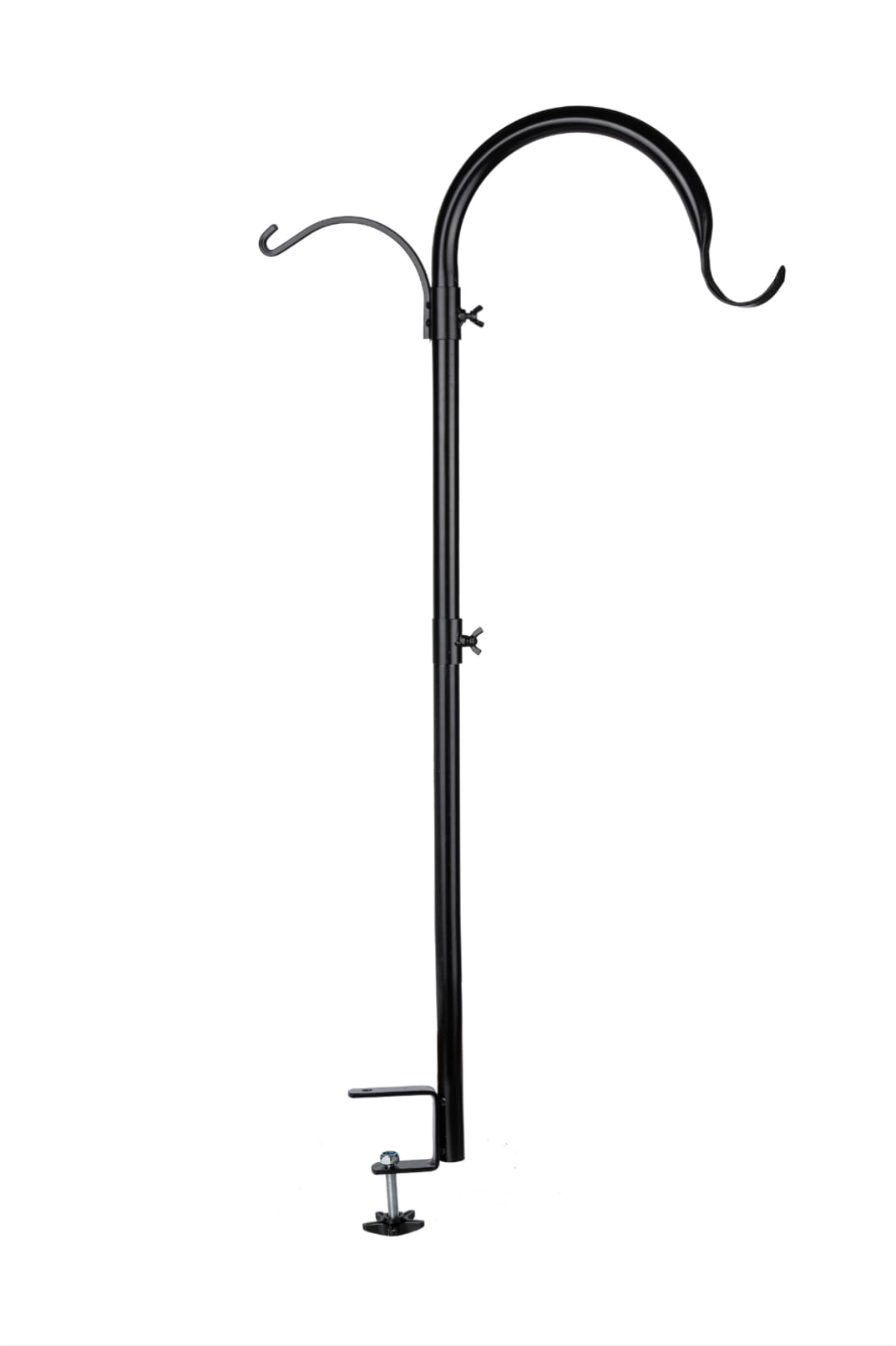 REZIPO Three Span Deck Hook, 37 Inches Deck Bird Feeder Pole, Hanging