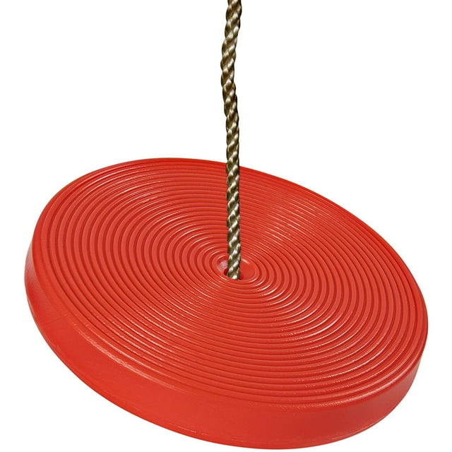 REZNOR Plastic Round Seat Hanging Adjustable Rope Disc Swing Kids ...