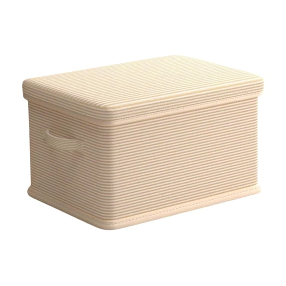 REZUOFI 1 Pcs Clothes Storage Organizer with Lid Foldable Stackable Wardrobe Box for Home Closet Organization Large Capacity Fabric Bin