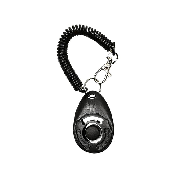 REZUOFI 1 Pcs Dog Training Clicker with Wrist Strap for Pets, Teardrop Shaped Ergonomic Design, Effective Behavior Clicker Tool for Obedience Training