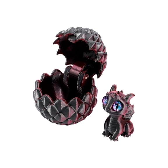 REZUOFI 1 Pcs Easter Hatchable Dragons Egg Toy with Assemble Figurine for Holiday Joys Play Collectible Decorative Gift Set