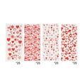 thumbnail image 1 of REZUOFI 100 PCS Valentine Candy Bags, Plastic Gift Bags with Ties, Red Flat Pockets for Party Favors, Wedding, Holiday Treats, Waterproof Tear-Resistant Snack Packaging, 1 of 6