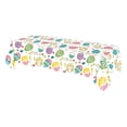thumbnail image 1 of REZUOFI 2 Pcs Easter Tablecloth Disposable Waterproof for Holiday Dinner Party Decorations Reusable Clean Foldable Table Cover with Bunny Egg Design, 1 of 7
