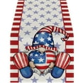 thumbnail image 1 of REZUOFI 3 Pcs Independence Day Patriotic Table Runner Strip Scarf for Kitchen Dining Decor with USA Flag Stars Pattern, Fourth of July Party Tablecloth Decoration, 1 of 9