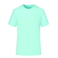 thumbnail image 1 of REZUOFI Mens Athletic Short Sleeve T Shirt Solid Color Moisture Wicking Loose for Sports Running, 1 of 6
