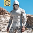 thumbnail image 1 of REZUOFI Mens Quick Dry Sun Hoodie Long Sleeve UPF 50+ Breathable Loose for Fishing Hiking Travel Adventure, 1 of 3