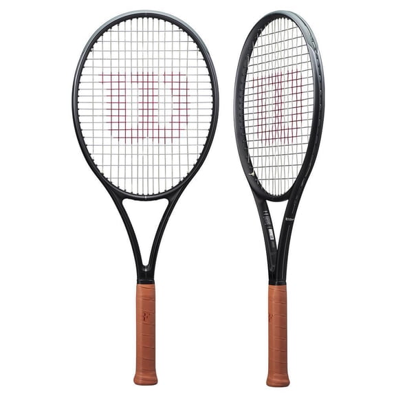 Wilson RF 01 Tennis Racket Unstrung, 98 sq in, Black/Blue, Grip 4 1/8"