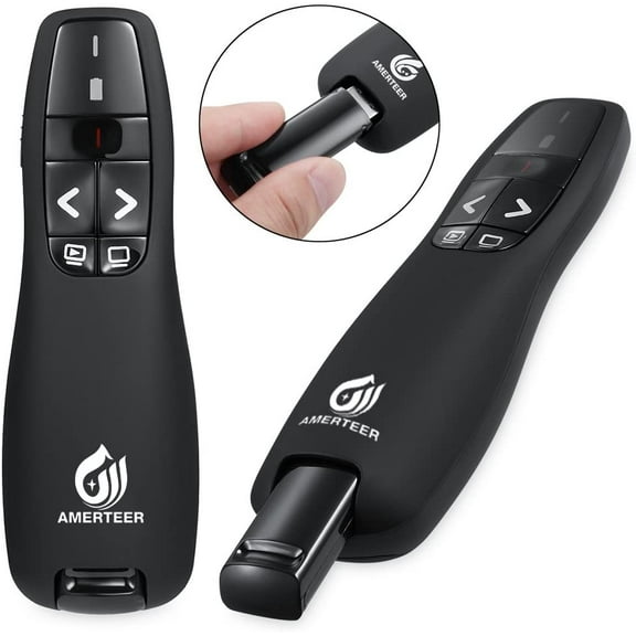 RF 2.4GHz Wireless USB PowerPoint PPT Presenter Presentation Remote Control Laser Pointer Clicker Flip Pen