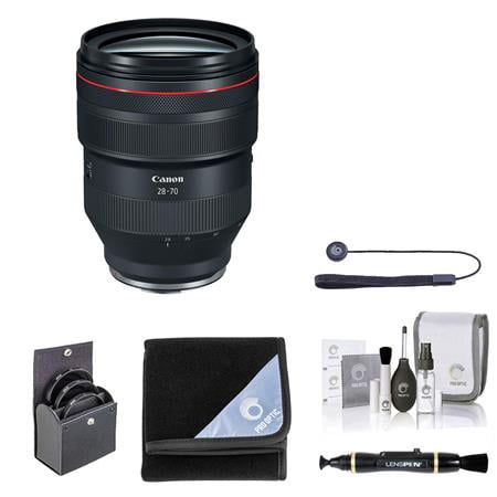RF 28-70mm f/2 L USM Lens Bundle with 95mm Filter Kit, Lens Wrap, Lens Cleaner, Cleaning Kit, Lens Cap Tether