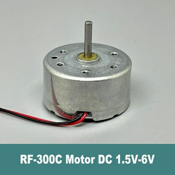 RF-300CA RC-300 DC 3V 5V 6V 10300RPM Mini 24mm Round Electric Motor 2mm Shaft