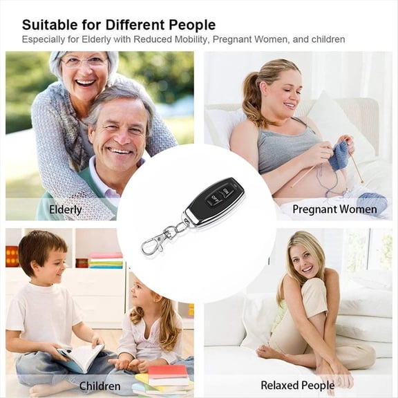 RF 433MHz Wireless Remote Control Switch for 220V 30A Relay Lighting Dust Collector Pump Motor Fan & More